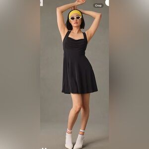 NWT Anthropologie size XS Black Mini Dress